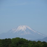 台風一過の富士山美景