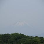 3日連続で富士山が見えました