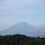 山開き直前の富士山と丹沢、箱根