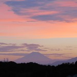 海の日の富士山