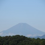 台風通過2日目の富士山
