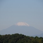 冠雪の富士山、昨年との比較