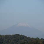 文化の日の富士山
