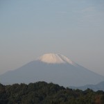 三連休初日の富士山