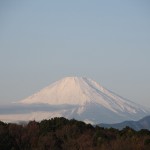 大寒の富士山
