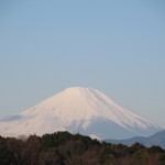花粉飛散前の富士山