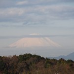 青雲と富士山