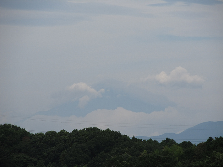 山開き後の富士山