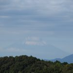 恥ずかしがり屋の富士山
