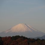 昨日の富士山ですが・・・雲に隠れる前