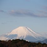 最強寒波通過後の富士山