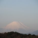 再び冬空と富士山