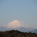 戻って来た冬空と元気な富士山