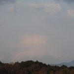 春二番前？の富士山
