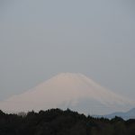 全体真っ白、今朝の富士山