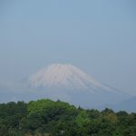 「農鳥」現る、今朝の富士山