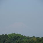 雷雨で空気洗浄・・今朝の富士山