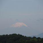 雨上がりの月曜、富士山が綺麗です