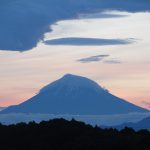 山開き前日の富士山