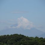 台風一過の真夏の富士山