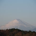 2018年元旦の富士山