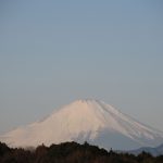 真冬晴れの富士山