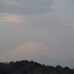 連ちゃん傘雲の富士山