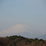 おひな祭りの日の富士山
