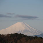 雪上がりの富士山と箱根