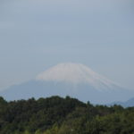 やっと訪れた秋空と富士山