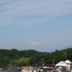 梅雨入り前の富士山